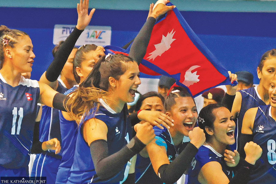 Nepal beat Iran to set up India volleyball final