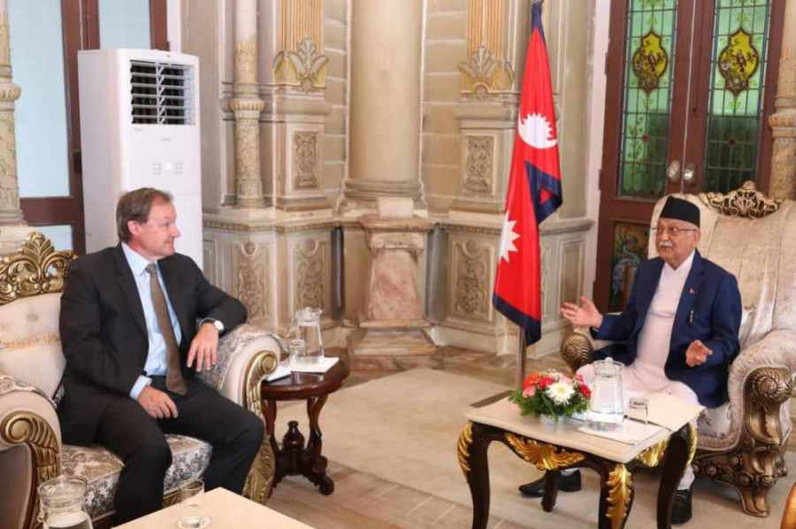 British envoy calls on Prime Minister Oli