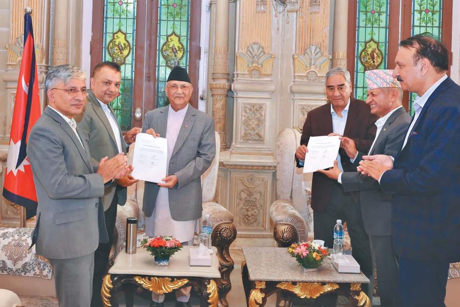 Congress-UML coalition reaffirms pledge to review and amend statute