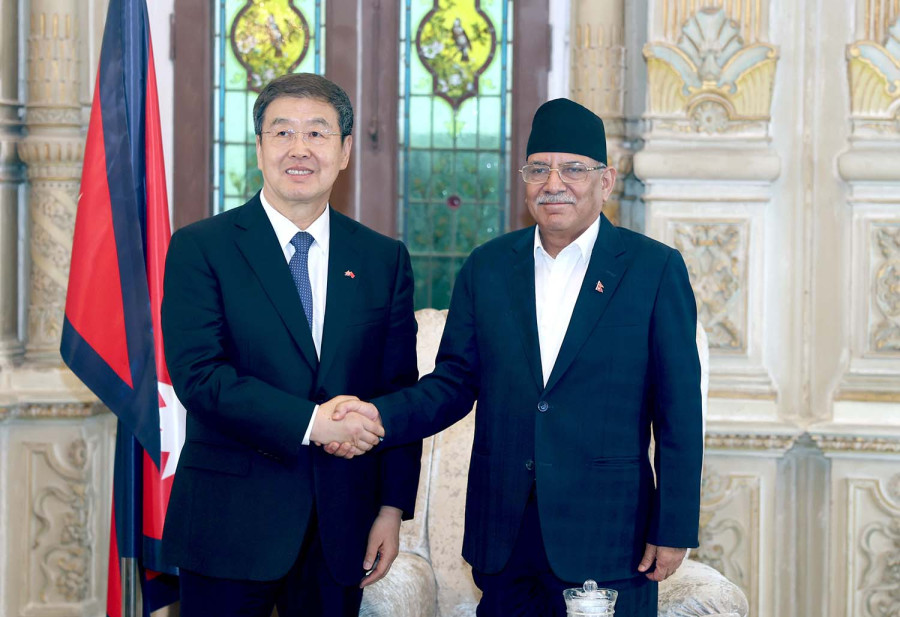 Visiting CPPCC Vice-chair Bater calls on Prime Minister Dahal