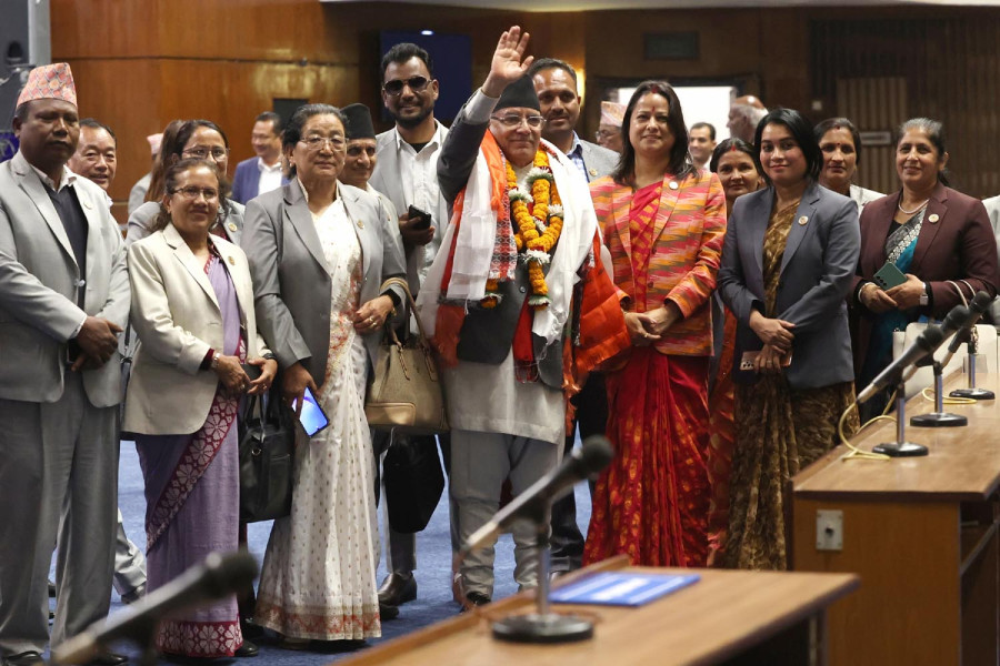 Dahal wins the confidence of House, third time in 14 months