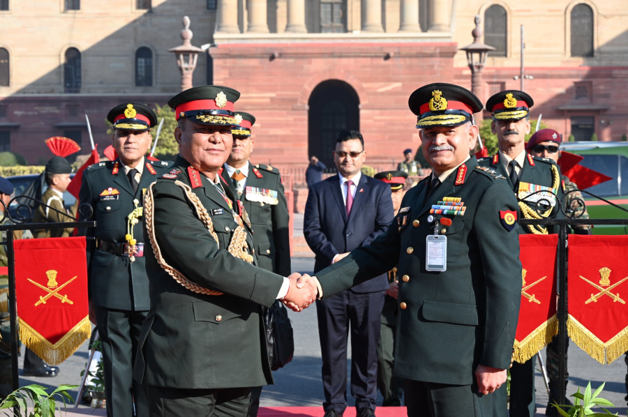 Nepali Army chief meets Indian counterpart and other top officials
