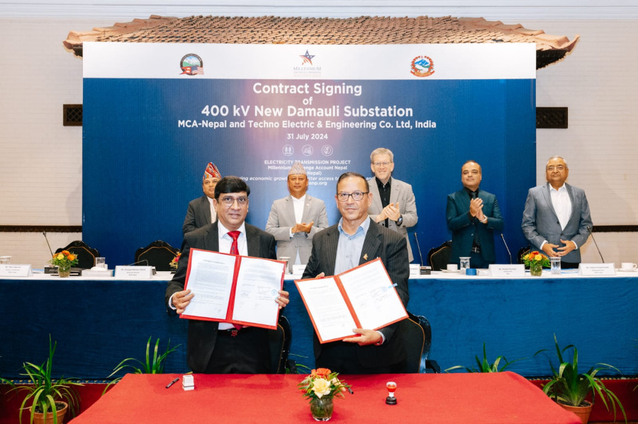 Millennium Challenge Account-Nepal signs all three 400kV substation contracts