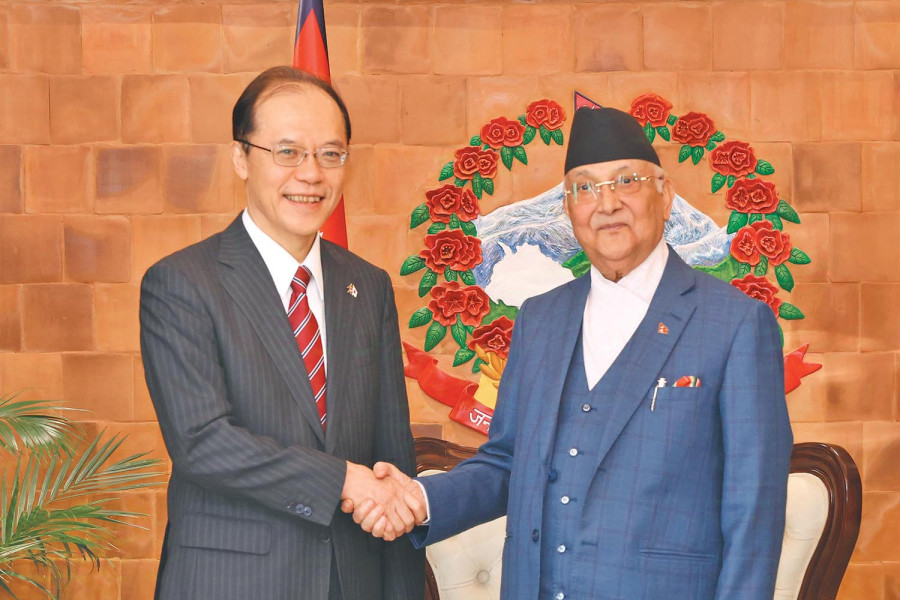 PM Oli seeks Japan’s support for reconstruction of BP Highway