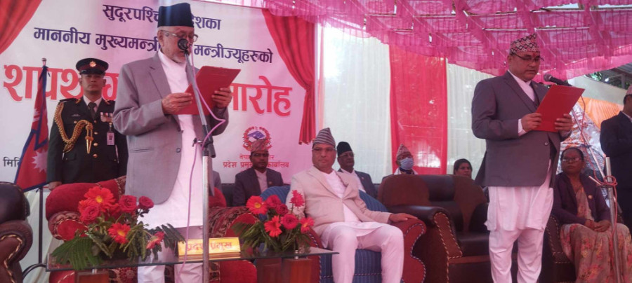 Sudurpaschim Chief Minister Shah sworn in
