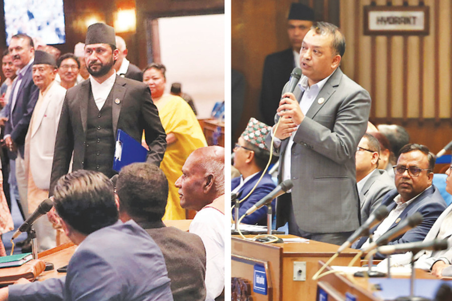 Thapa, Lamichhane trade barbs as House meet fails on Day 1