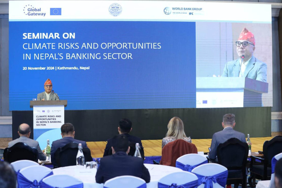 Seminar held on climate risks and green finance opportunities in banking