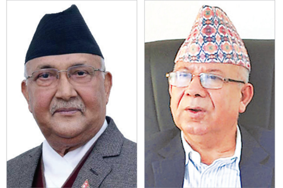 KP Oli personally objects to Madhav Nepal attending opposition parties’ meeting