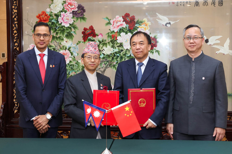 Nepal and China sign framework for BRI cooperation in Beijing