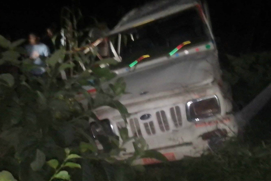 Two dead, three injured in Salyan jeep accident