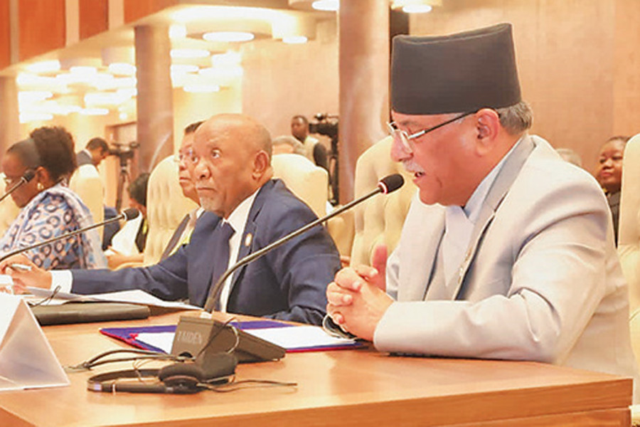 At NAM summit, PM Dahal vows to secure enduring peace in Nepal