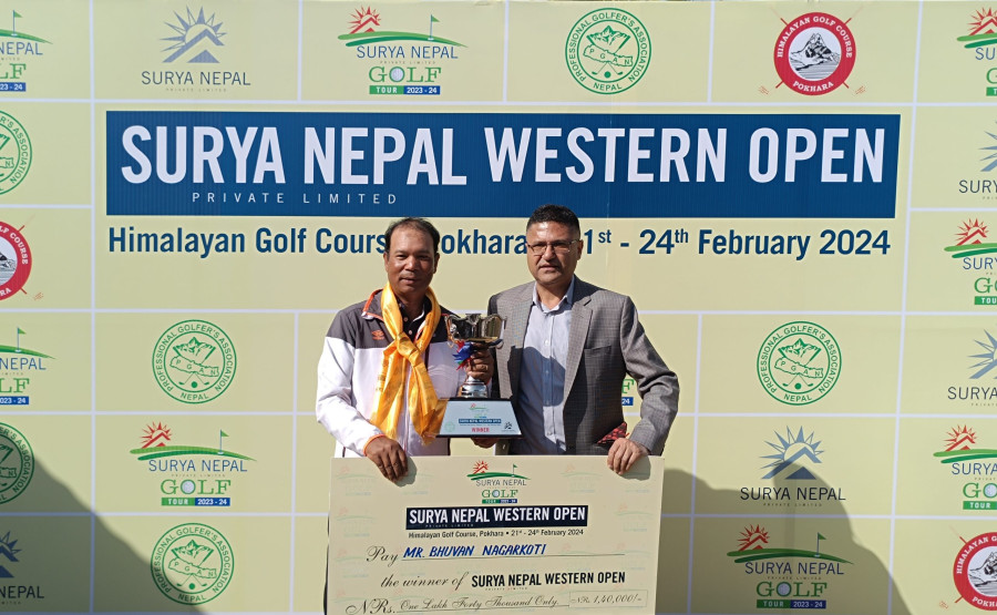 Nagarkoti wins Western Open with record total