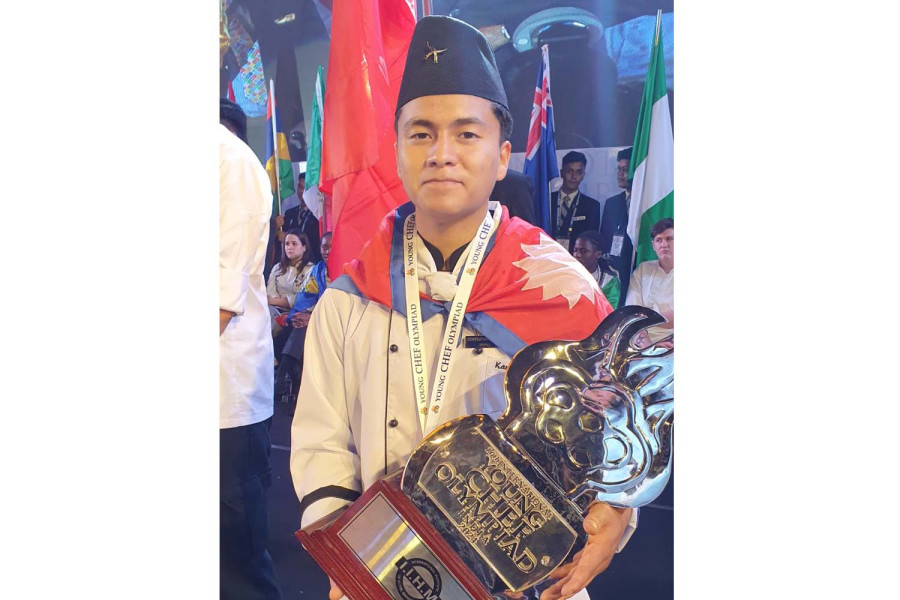 Nepali youth bags first runner-up title in Young Chef Olympiad