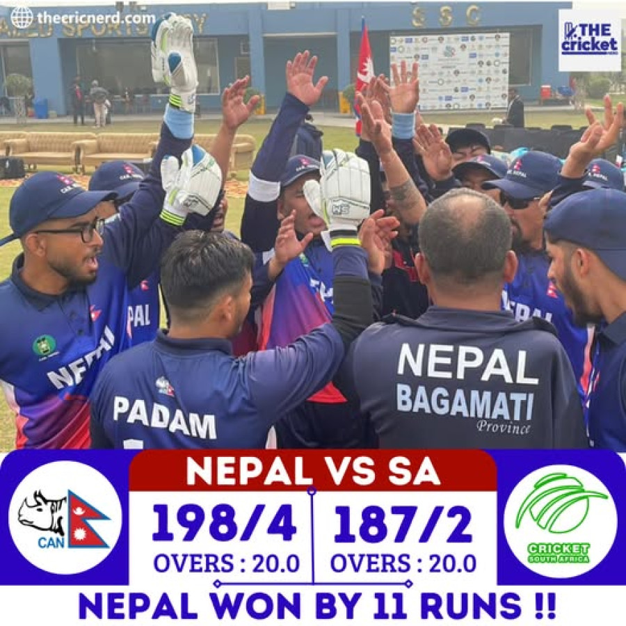 Nepal clinch second consecutive win in Blind Cricket T20 World Cup