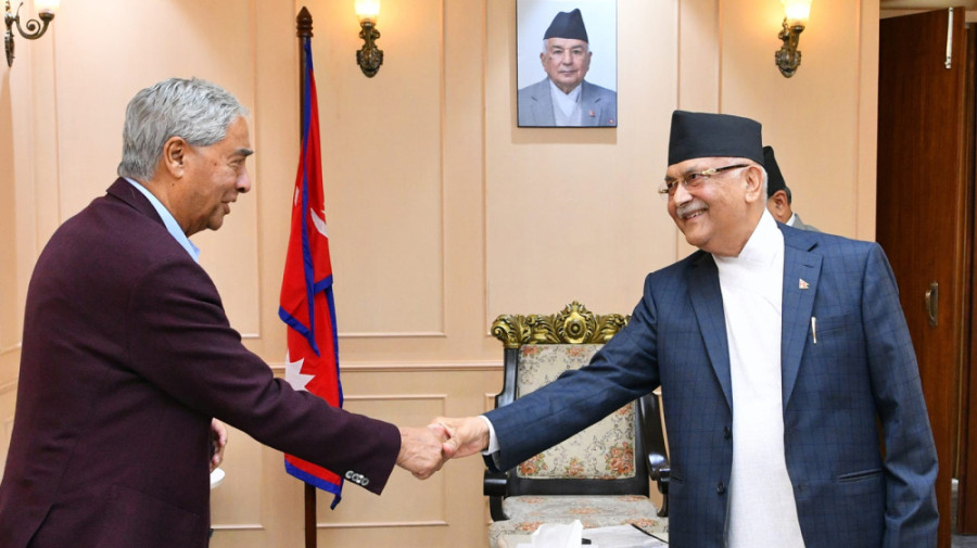 Oli vows to hand over power to Deuba a week before his two-year term ends