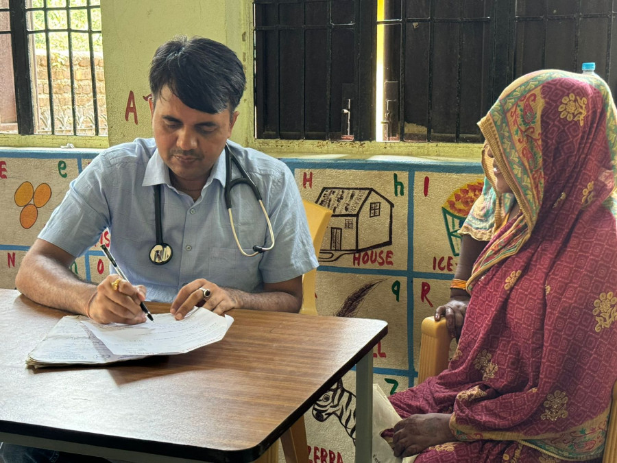Free Heart Camp in Dhamaura held in honour of late Tej Narayan Singh