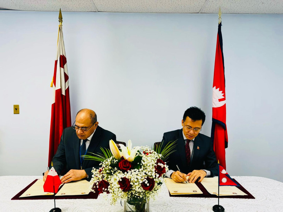 Nepal establishes bilateral ties with Tonga