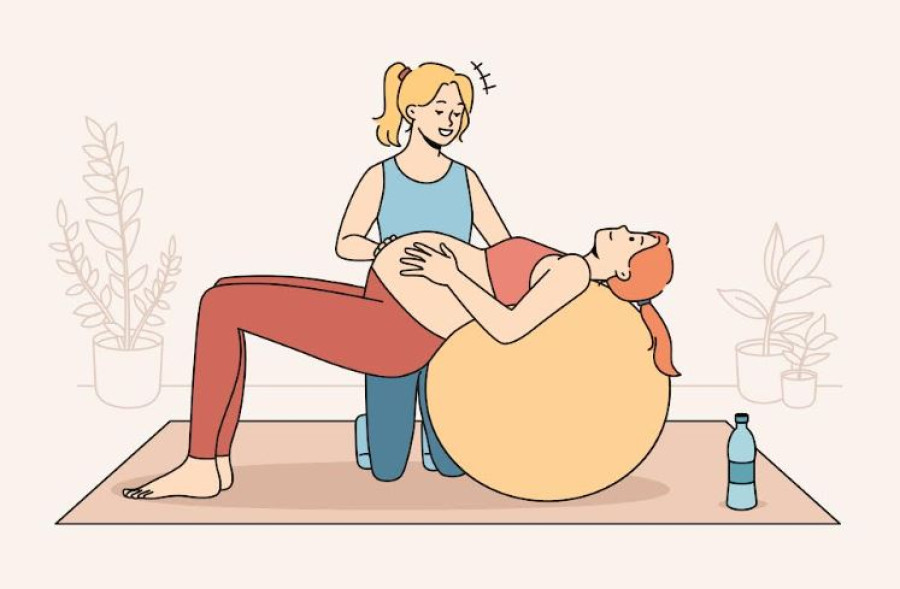 Light exercises during pregnancy