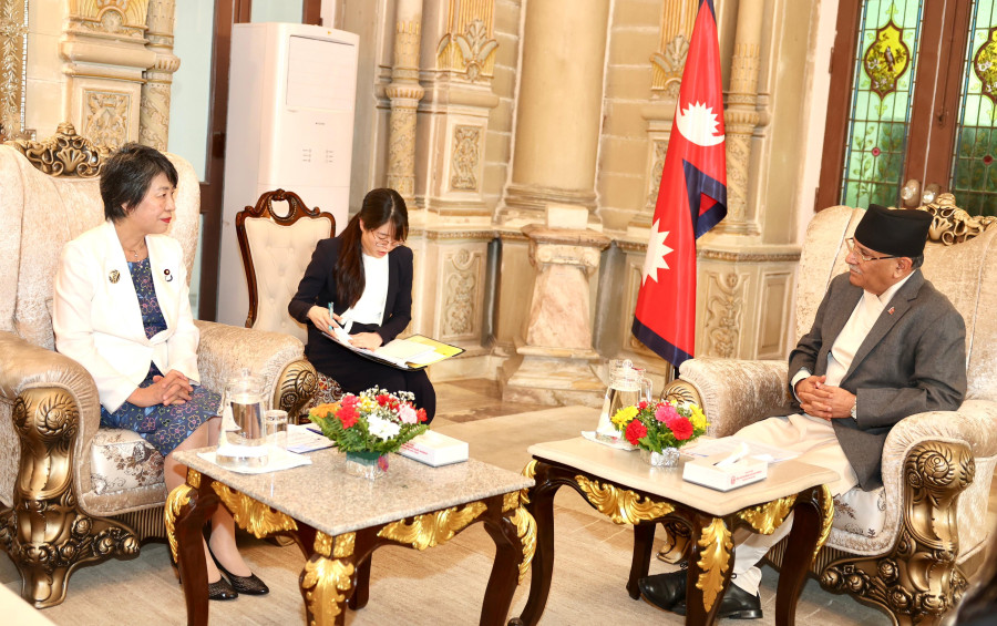 Japanese Foreign Minister Kamikawa meets top leaders in Kathmandu