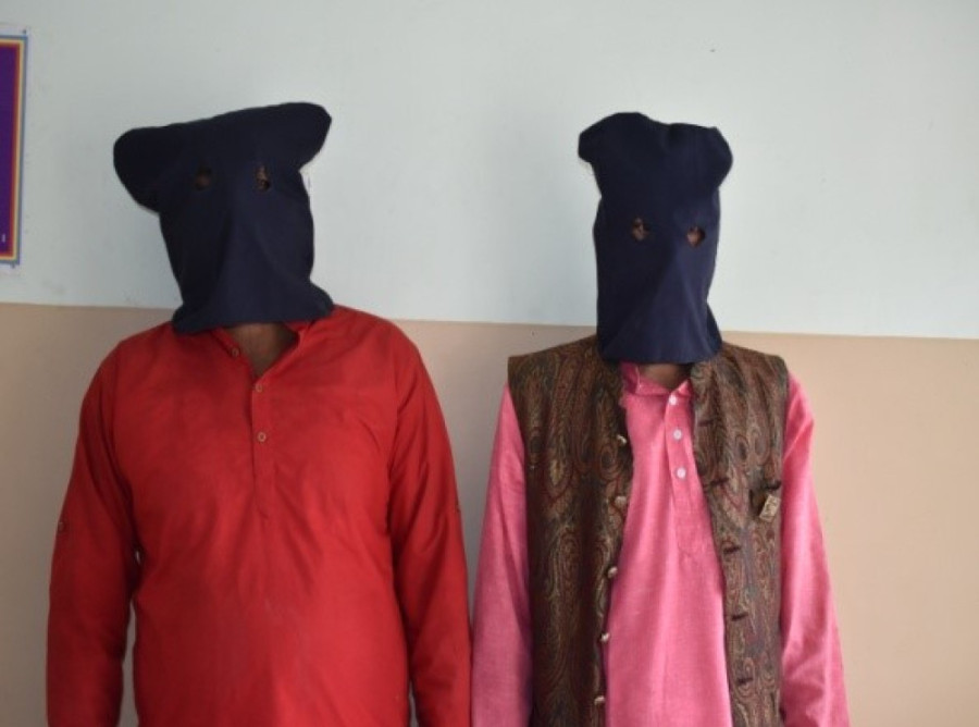 Two Indian nationals arrested with pistol in Kapilvastu