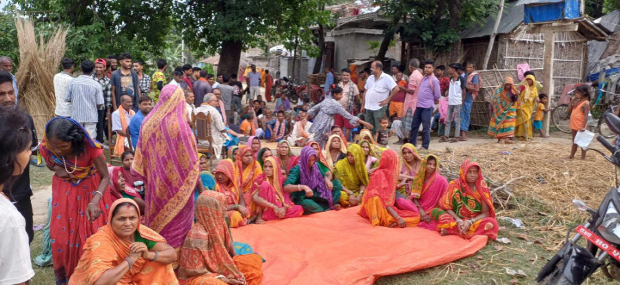 Over 458 flood-affected families in Saptari sans relief