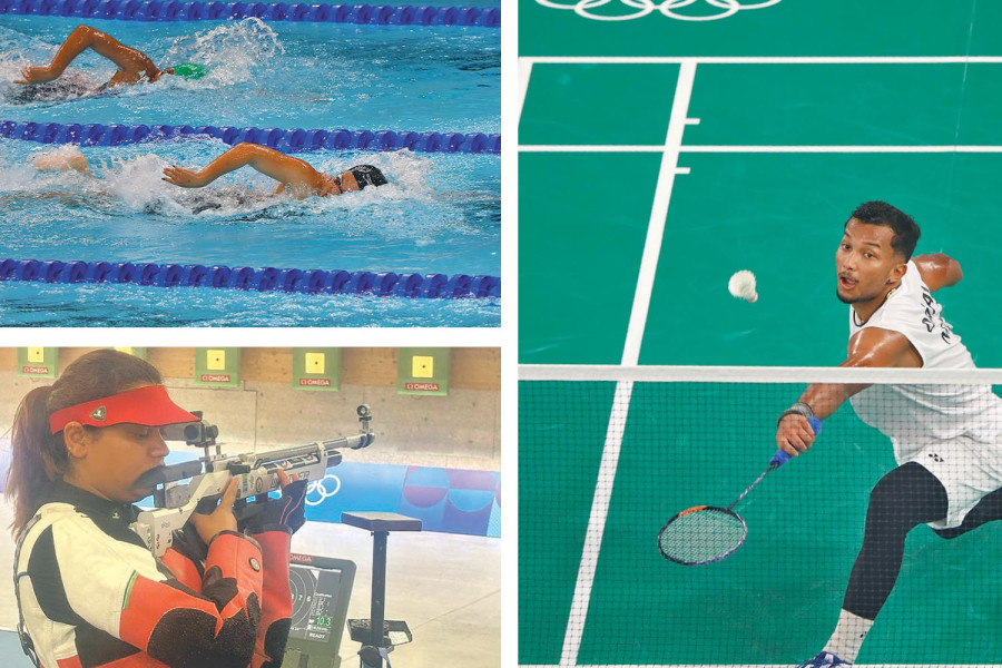 Swimmer Lama, Shooter Nepal disappoint at Paris Olympics