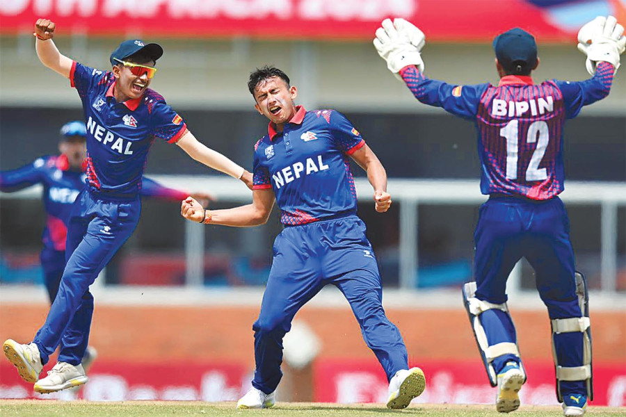 Chand fifer, Khanal fifty take Nepal to Super Six at U-19 Cricket World Cup