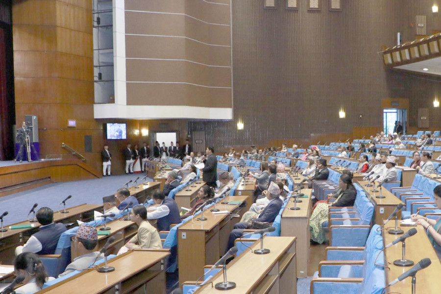 House meeting adjourned owing to protest by Parliament staff