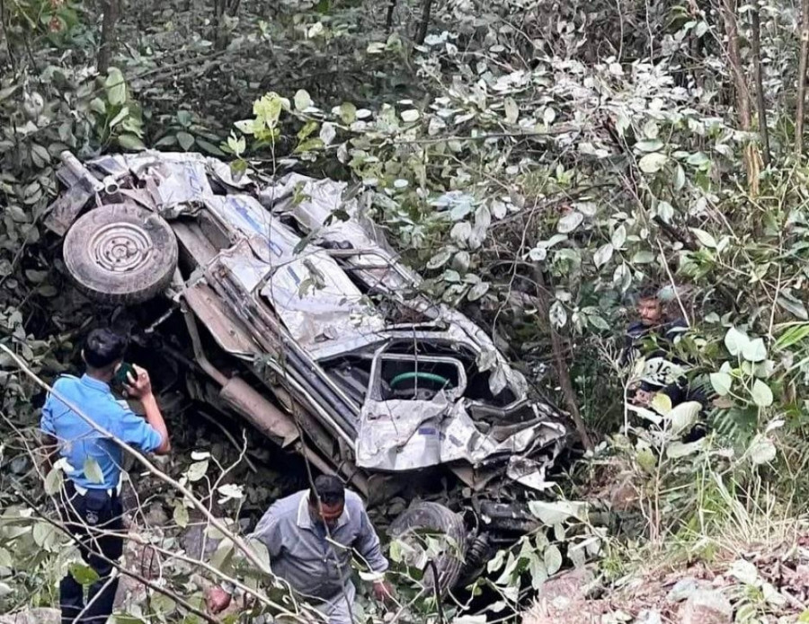 Five dead, three injured in Ramechhap jeep crash