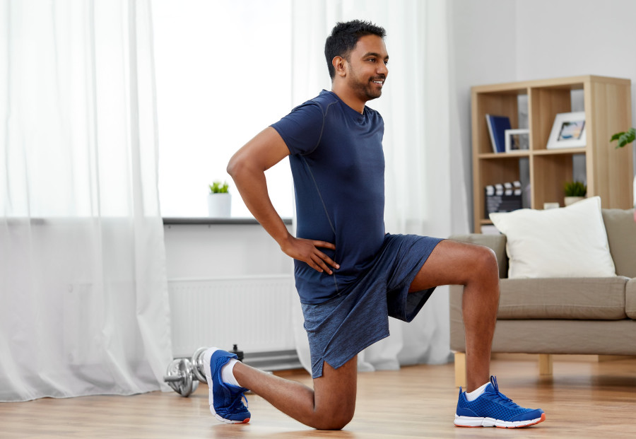 Staying fit at home