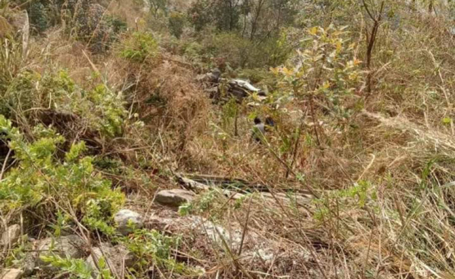 Two Bhutanese nationals dead, five injured in Sindhupalchok jeep crash