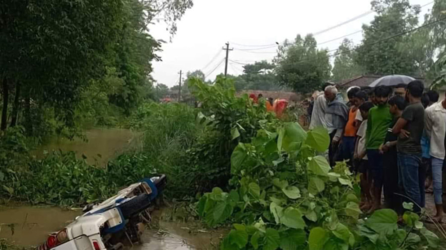 Two dead, three injured in Rautahat jeep accident