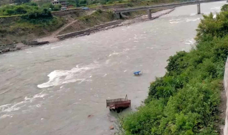 Two missing as tractor plunges into Seti River