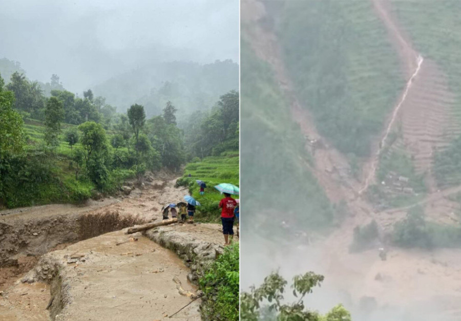 Eight people, including six children, die in Baglung landslides
