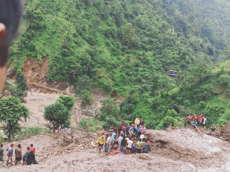 Three injured in Baglung landslide airlifted to Kathmandu