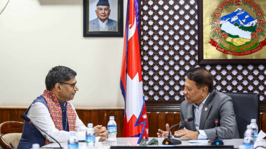 Indian Foreign Secretary Misri calls on deputy prime ministers
