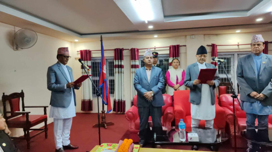 UML joins Bagmati government, Jagannath Thapaliya becomes economic affairs minister