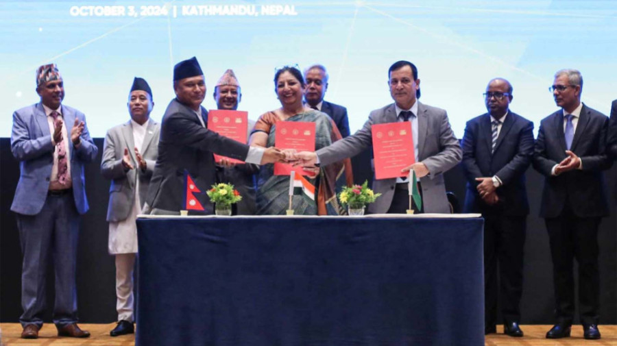 Three-nation deal signed for Nepal to trade power with Bangladesh via India
