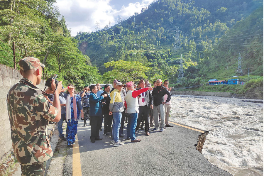 Track opened in Kirnetar to serve as alternative to flood-ravaged BP Highway