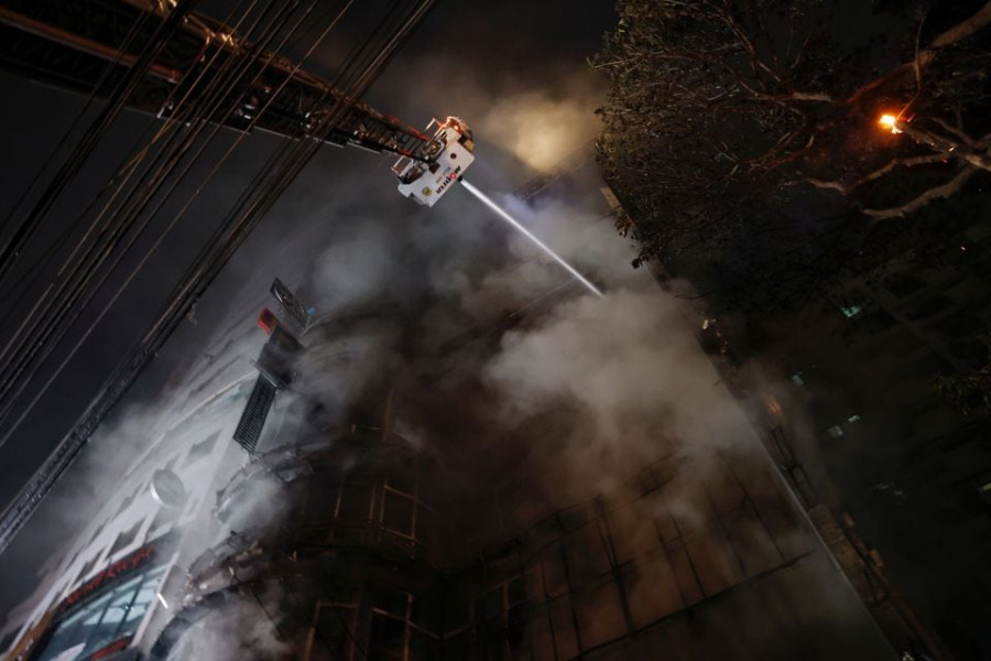 Bangladesh building fire kills 45, injures dozens