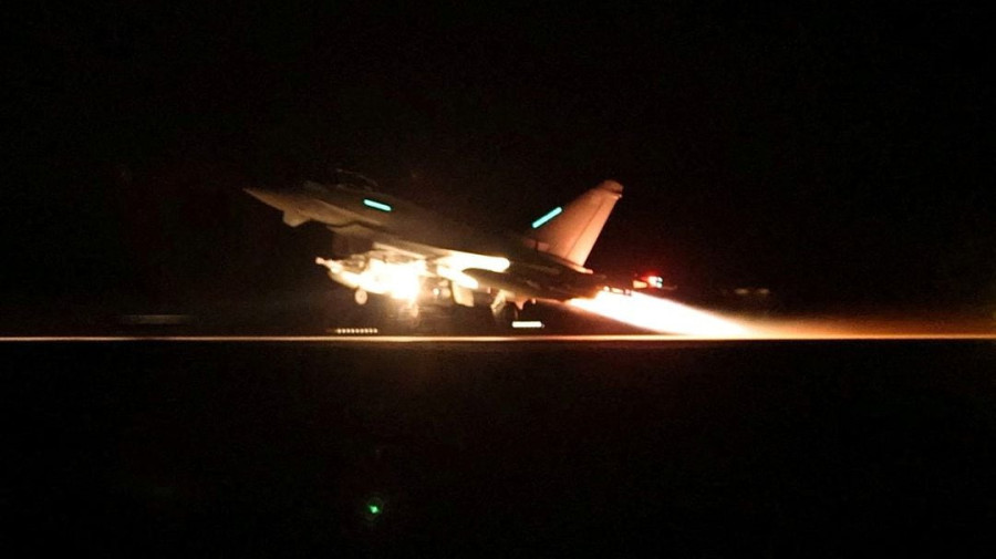 US, Britain carry out strikes against Houthis in Yemen, officials say