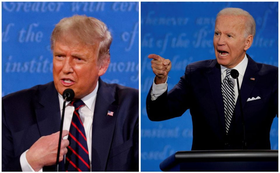 Trump, Biden trade salvos in Georgia face-off