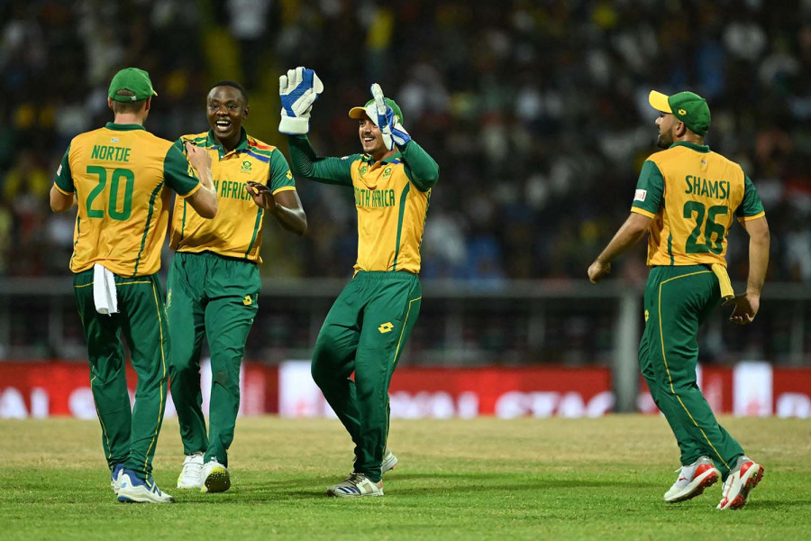 South Africa edge West Indies to reach World Cup semi-finals