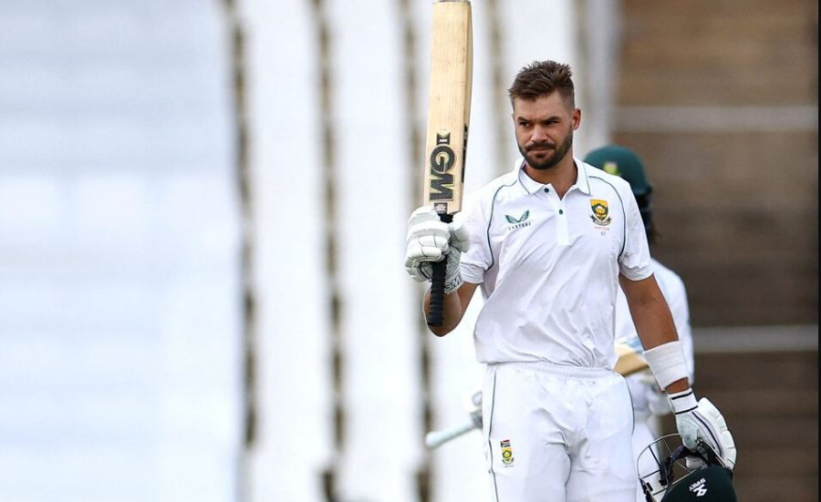 Markram moves closer to ton as South Africa reach 180-5 at lunch