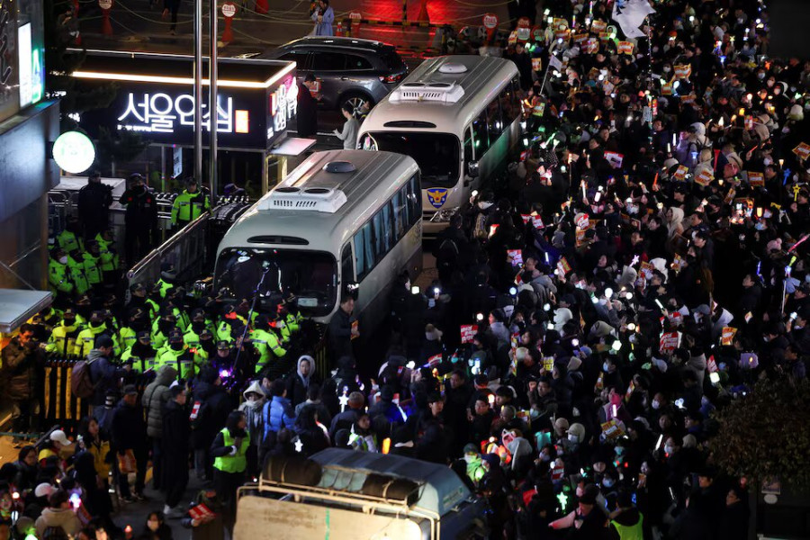 South Korea police raid Yoon office over failed martial law as impeachment vote looms