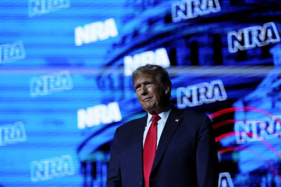 Trump vows to undo Biden gun restrictions if re-elected
