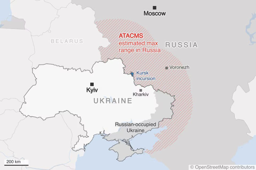 Ukraine hits Russia with US ATACMS missiles for first time on war’s 1,000th day