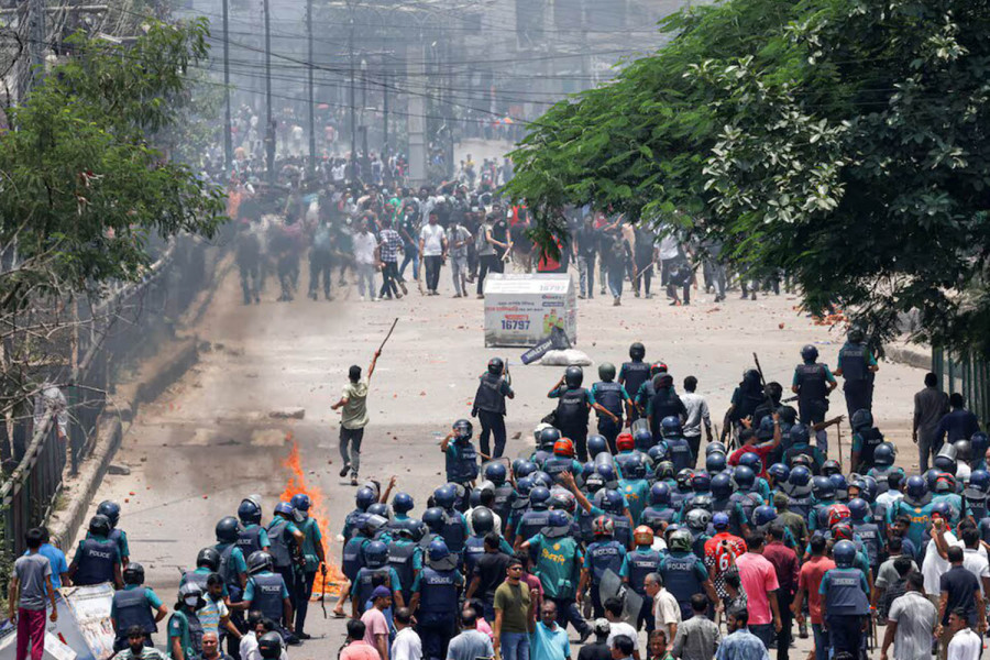 Bangladesh suspends mobile internet, police fire tear gas at protesters