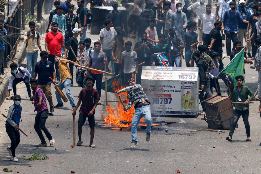 Scores of Nepali students fleeing Bangladesh violence may arrive home today
