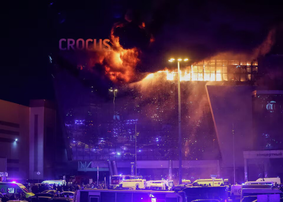 Gunmen kill more than 60 in concert attack near Moscow, Islamic State claims responsibility